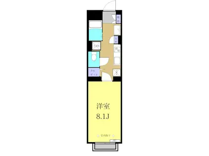 IRMS(1K/3階)の間取り写真