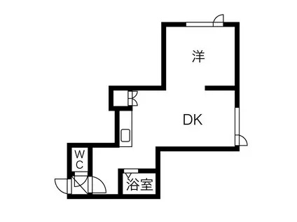 キラメック知事公館I・II(1LDK/3階)の間取り写真