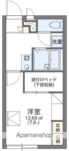 レオパレスソレーユ(1K/2階)の間取り写真