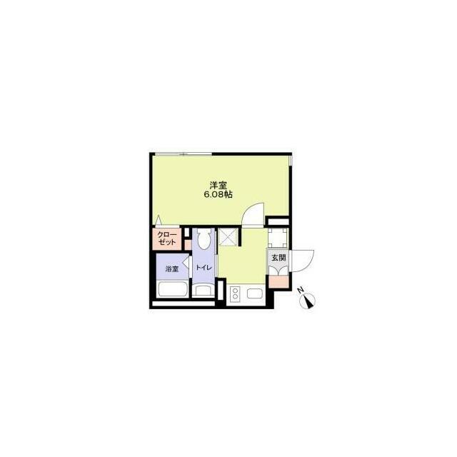 THE RESIDENCE ICHIGAYADAIMACHIザレジデ(1K/1階)の間取り写真