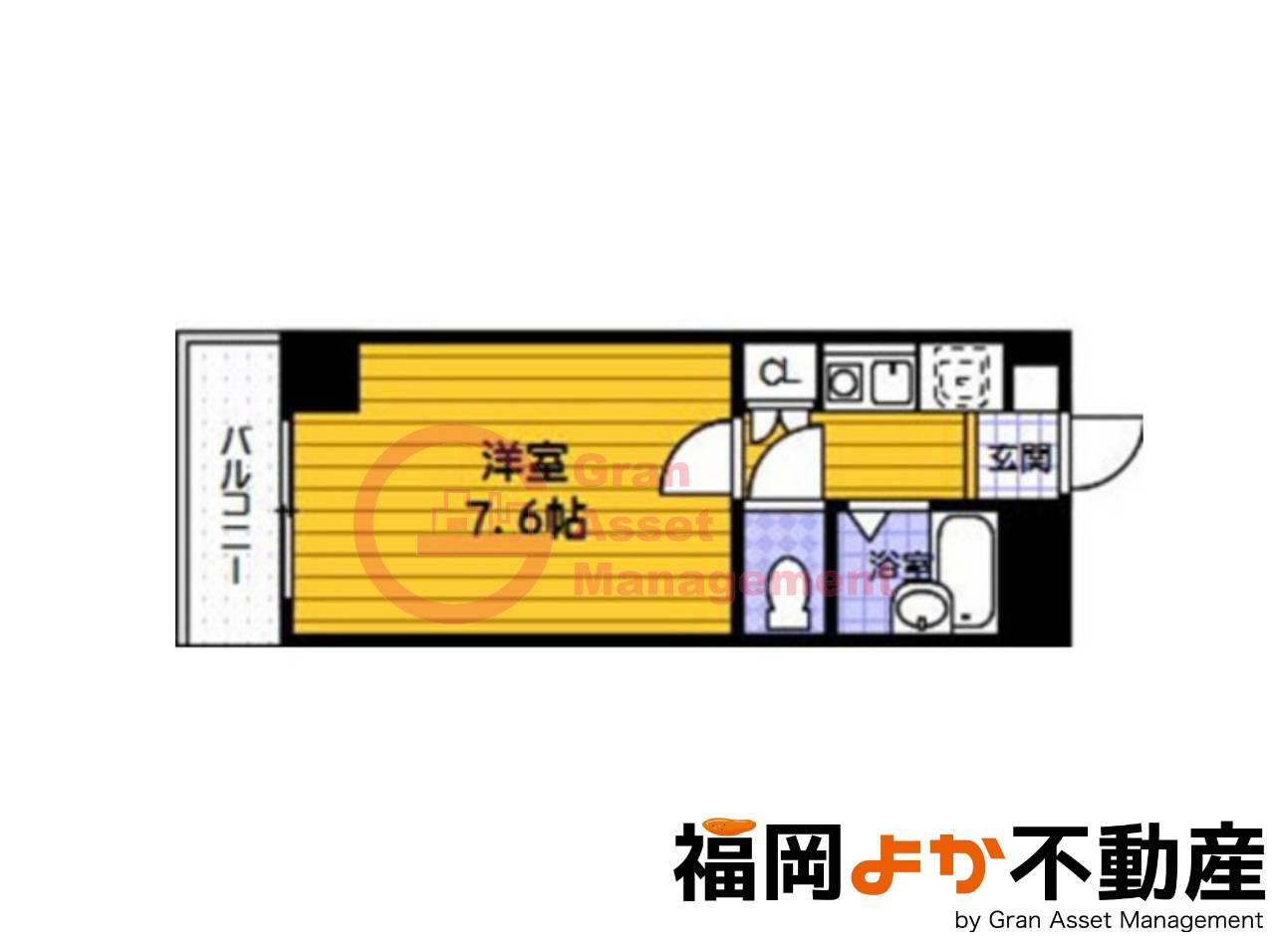 赤坂サードアべニュー(1K/5階)の間取り写真