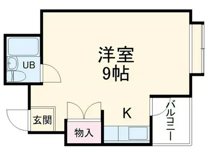 ニューライン中桜塚(1K/4階)の間取り写真