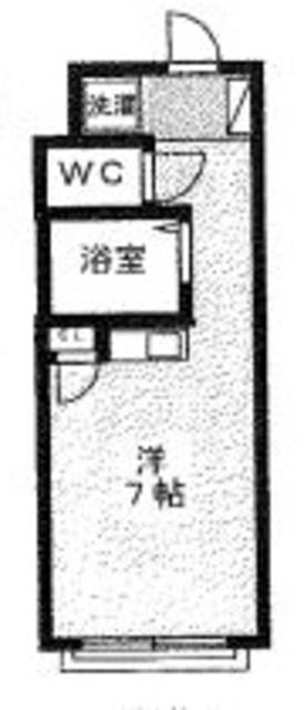 ヨウコースクウェア日進(ワンルーム/2階)の間取り写真