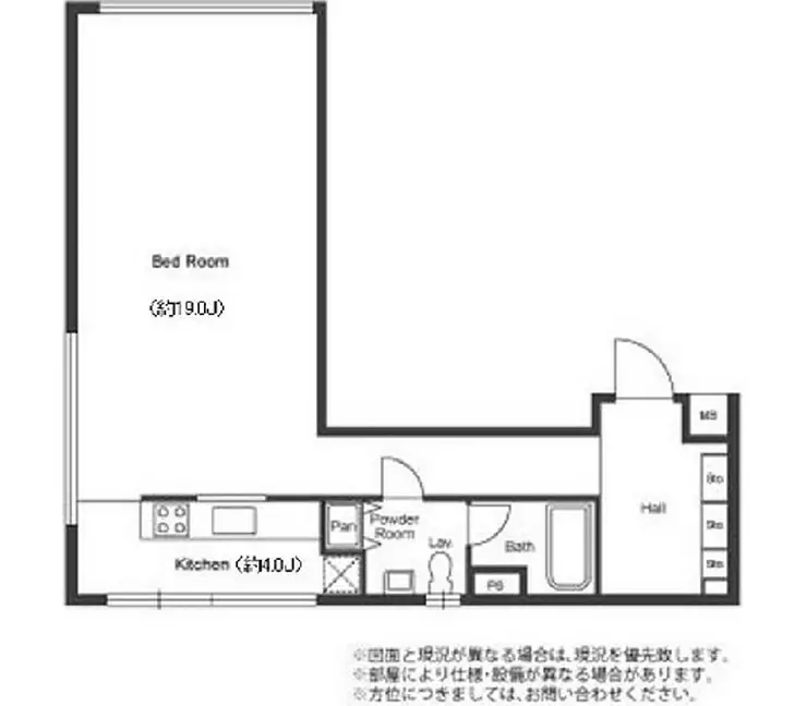 グランカーサ六本木 3階階 間取り