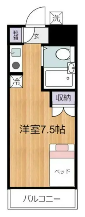 マンションソーキII 4階階 間取り