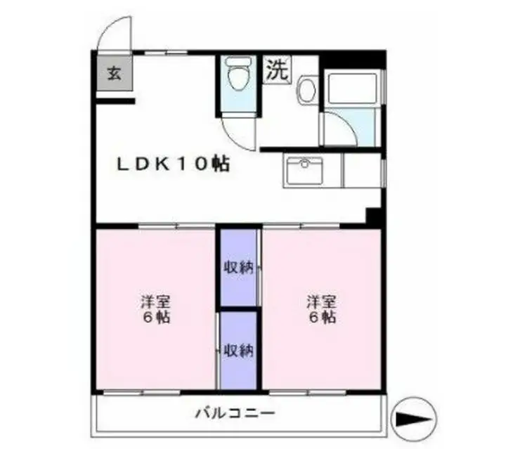 大勘ビル 3階階 間取り