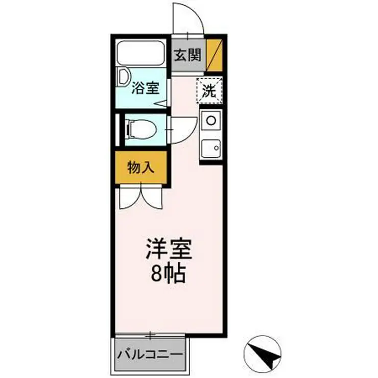 セピアコート東五所 1階階 間取り