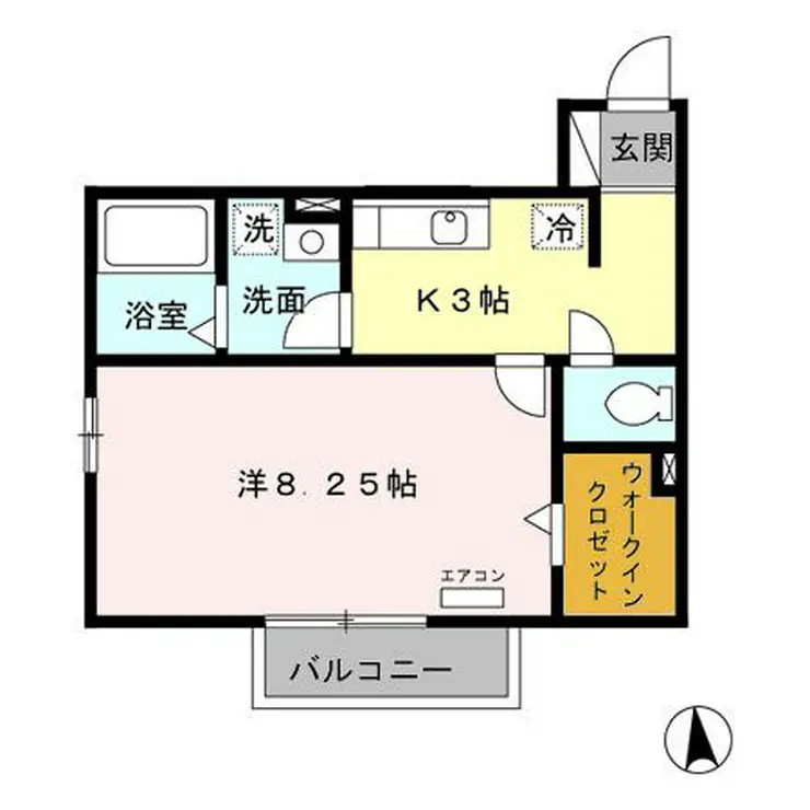 ア・ラ・モード ミシマ 2階階 間取り