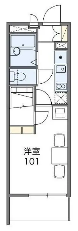 レオパレスAIDA 2階階 間取り