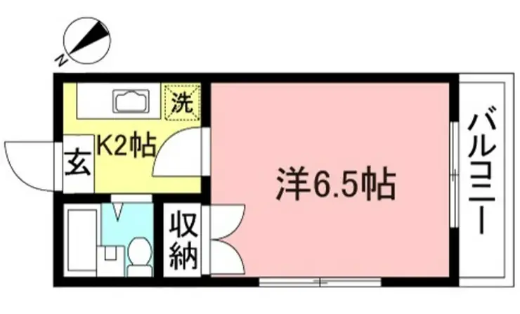 アクアバレー 2階階 間取り