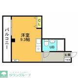 レックス立川(1K/3階)の間取り写真