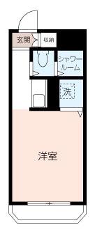 WILL OLYMPIA金沢八景(ワンルーム/5階)の間取り写真