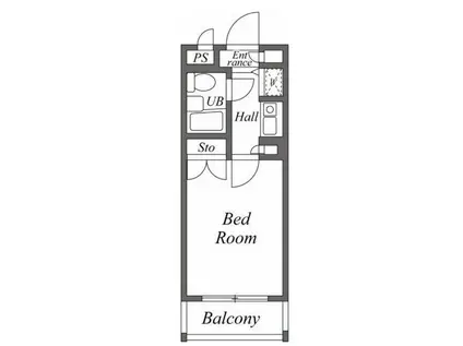 ユーレジデンス護国寺(1K/5階)の間取り写真