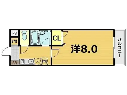 MAISON・K 千石(1K/1階)の間取り写真