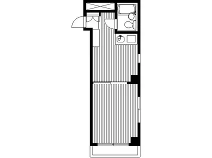 石崎ハイツ(1DK/3階)の間取り写真