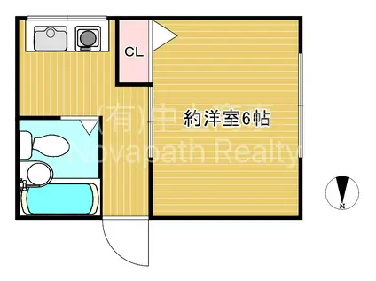 ハイツSAKURA(1K/3階)の間取り写真