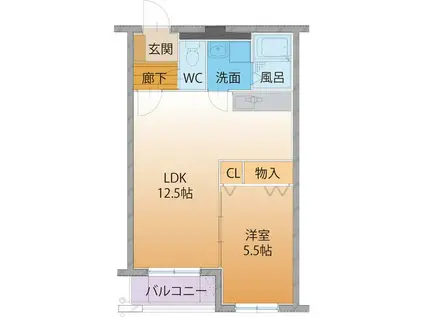 HEARTFULY.N.S(1LDK/3階)の間取り写真