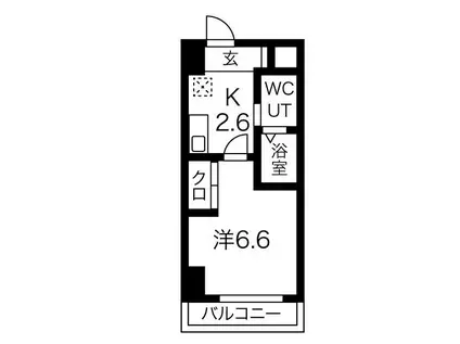 TS DREAM 小牧(1K/10階)の間取り写真