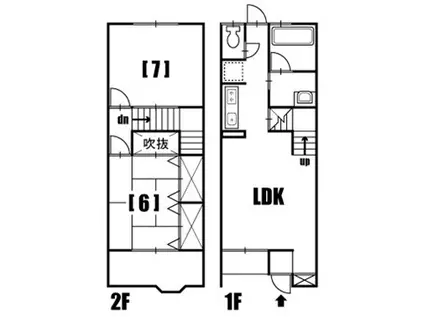 アメニティハウス夢(2LDK/1階)の間取り写真