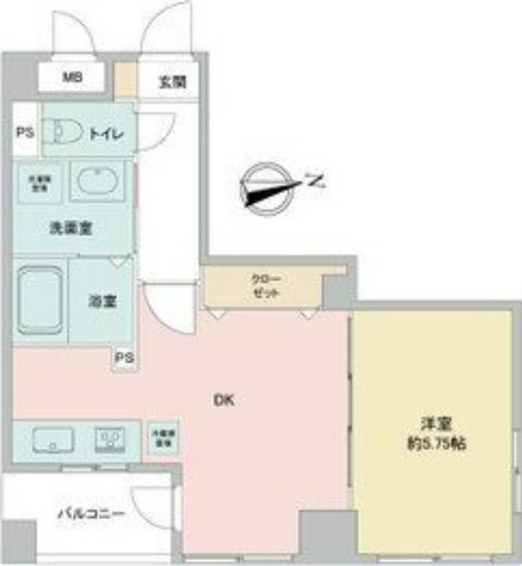 アーバンラックス今池(1DK/7階)の間取り写真