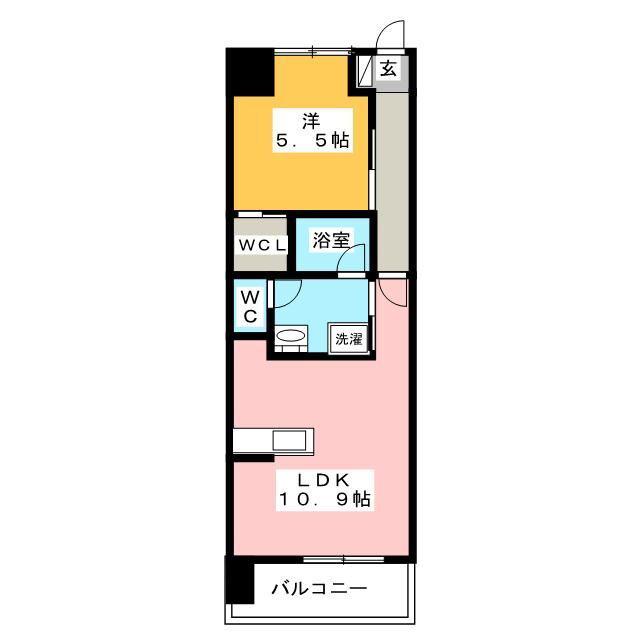 プライムホーム大宮(1LDK/2階)の間取り写真