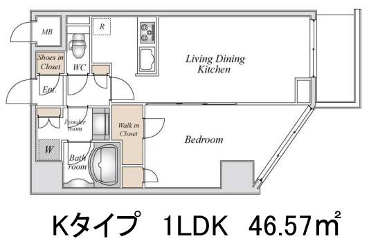 CITY LUX TSURUMI(1LDK/6階)の間取り写真