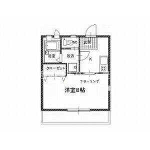 ラフォーレ新屋敷(1K/2階)の間取り写真