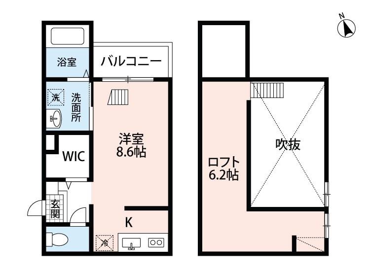 THE TERRACE(1K/1階)の間取り写真