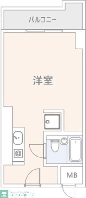 シティフォーラム新小平(ワンルーム/3階)の間取り写真