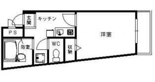 ディアコート代田(1K/3階)の間取り写真