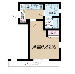 NSゲート西大島ウエスト(1K/3階)の間取り写真