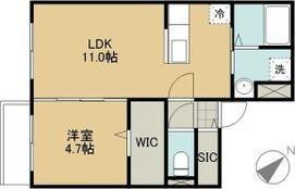 DIO CLASIS 琴似(1LDK/3階)の間取り写真
