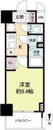 ARTIZA淡路(1K/14階)の間取り写真