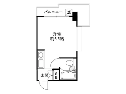 朝日湯島マンション(ワンルーム/2階)の間取り写真