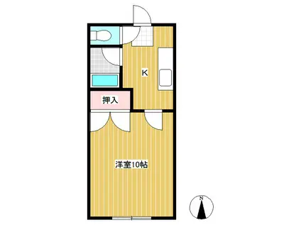 JS SUMIYOSHI(1K/3階)の間取り写真