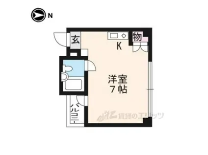 ハイツBARUKO(ワンルーム/3階)の間取り写真