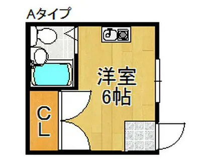 オリーブ泉佐野駅前ビル(ワンルーム/4階)の間取り写真