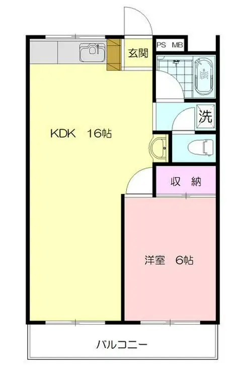 第1キングハイツ 1階階 間取り