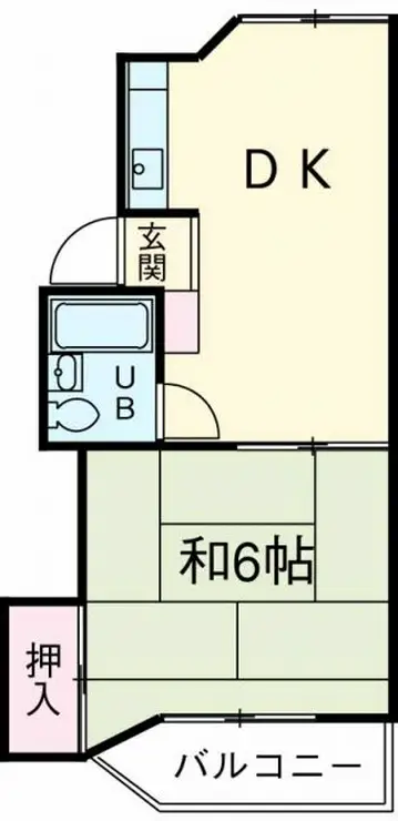 寿コーポ 2階階 間取り