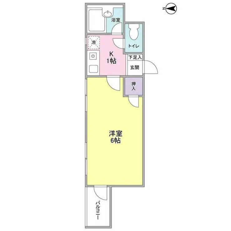 ヴィエント目白 2階階 間取り