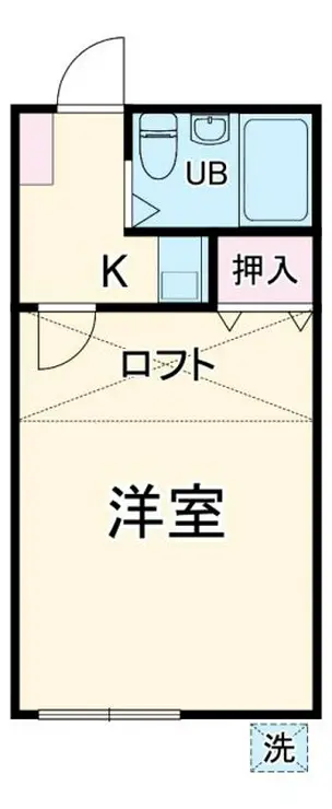 オオワダアパート 2階階 間取り