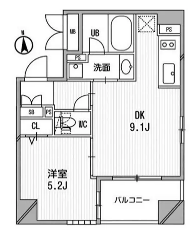クリオ三田ラ・モード 11階階 間取り