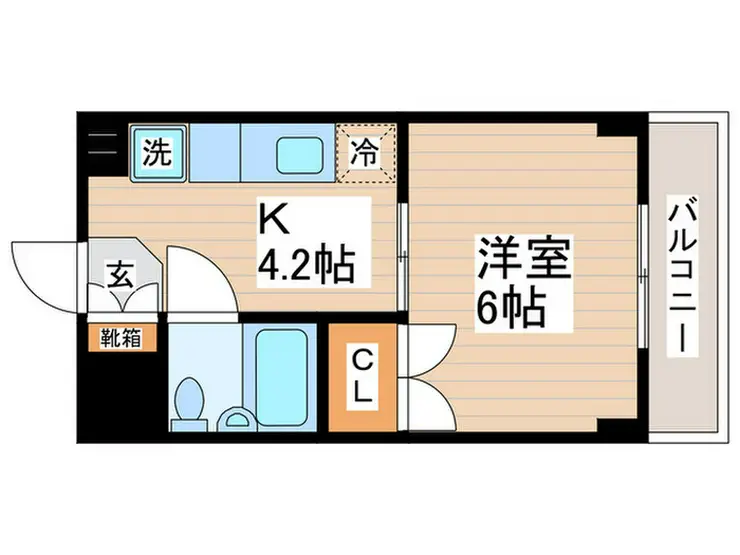 メゾン石橋 3階階 間取り