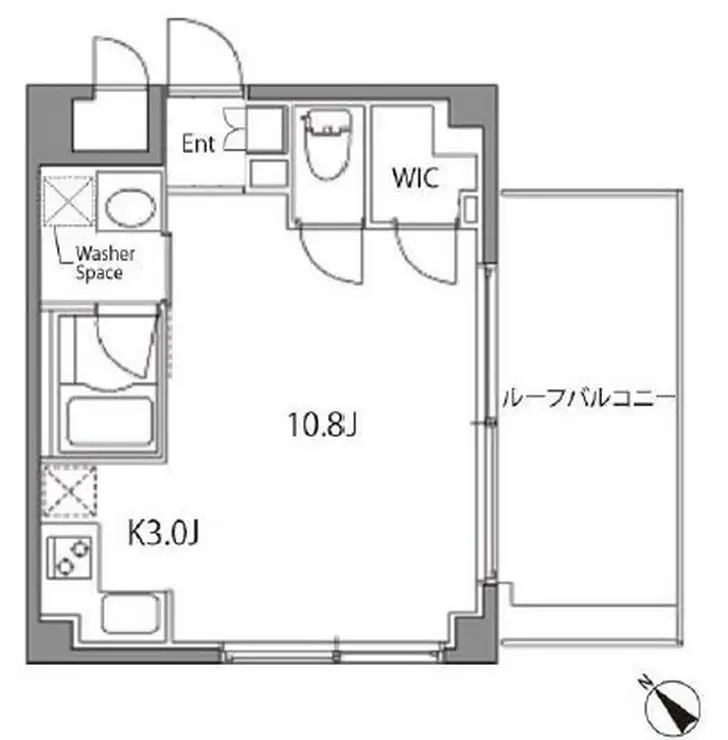 カスタリア中目黒 7階階 間取り