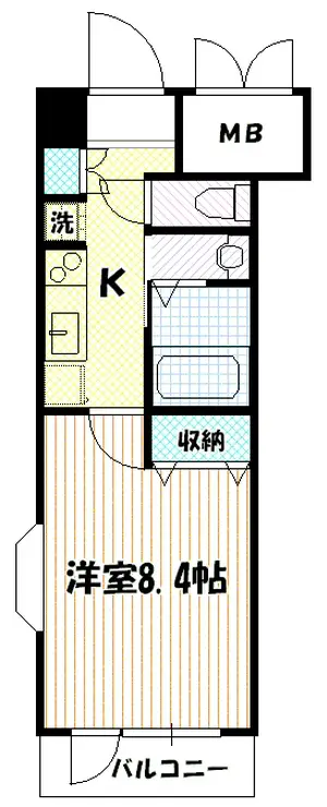 グリーンバレー唐木田 5階階 間取り