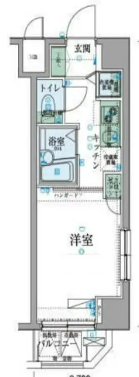 リヴシティ横濱新川町 8階階 間取り