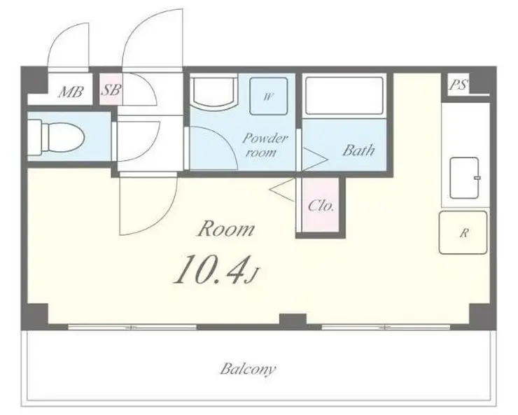 ディアコート東尾久 2階階 間取り