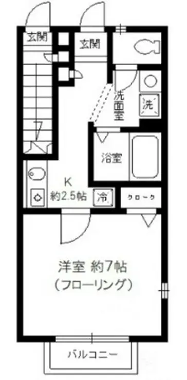 シャルマン 1階階 間取り