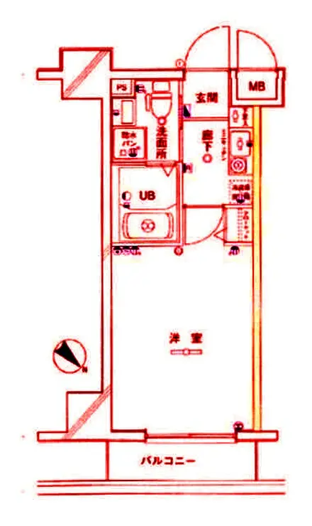 グリフィン横浜・反町公園 2階階 間取り