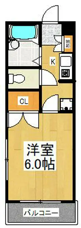 ハウゼ・イイダ 3階階 間取り